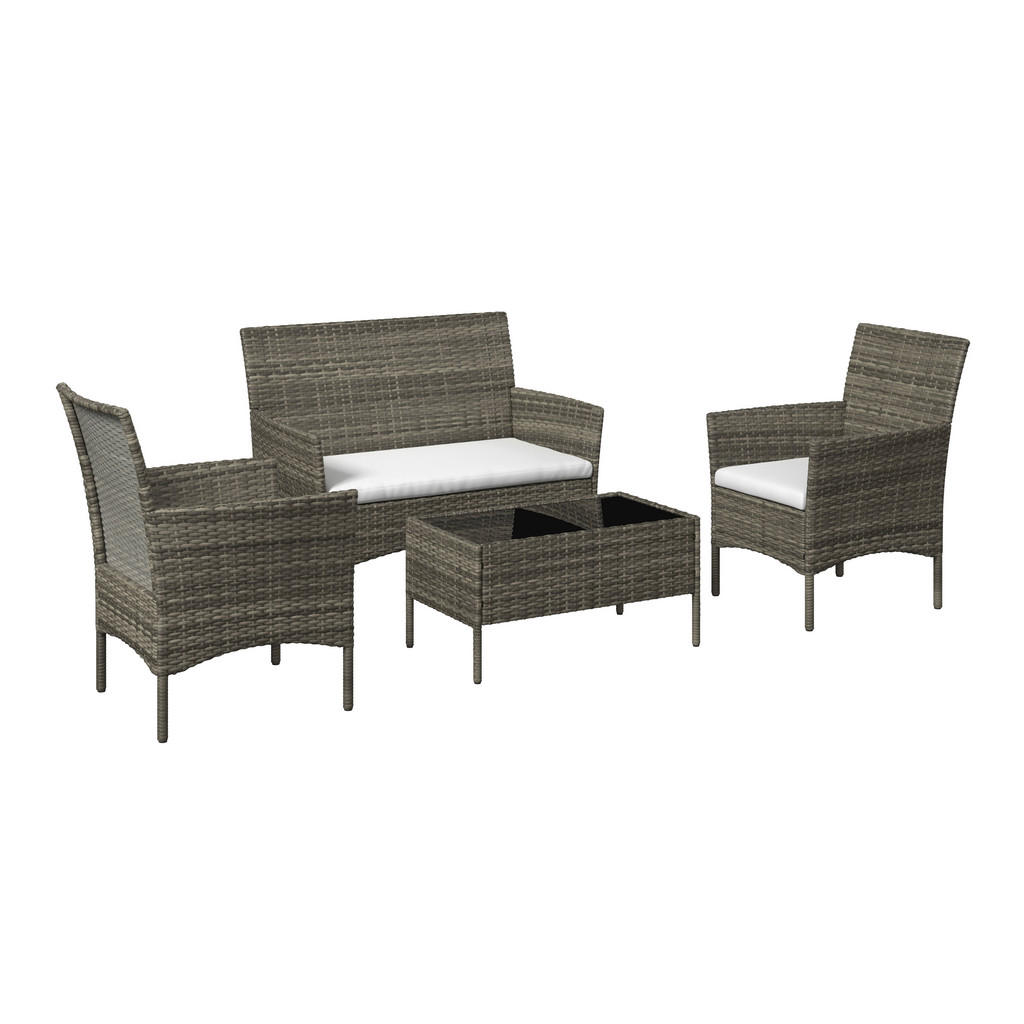 VRTNI SET    krem barve, siva, črna