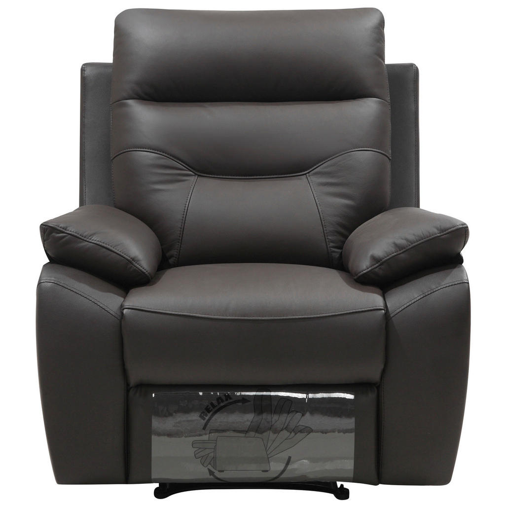 POČIVALNIK, rjava tekstil, usnje