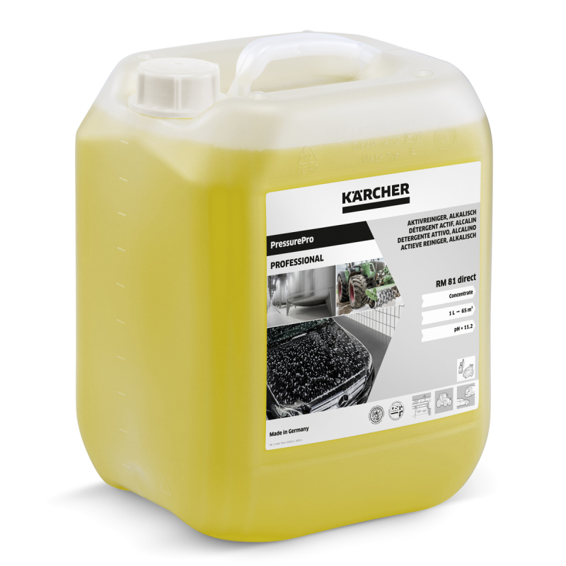 Karcher PROFI čistilo RM 81 direkt, alkalno, 10l, 6.296-123.0