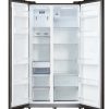 VOX ameriški hladilnik SBS 6890BG E [E, H: 347L, Z: 206L, NO-FROST, BlackGl] - slika 2