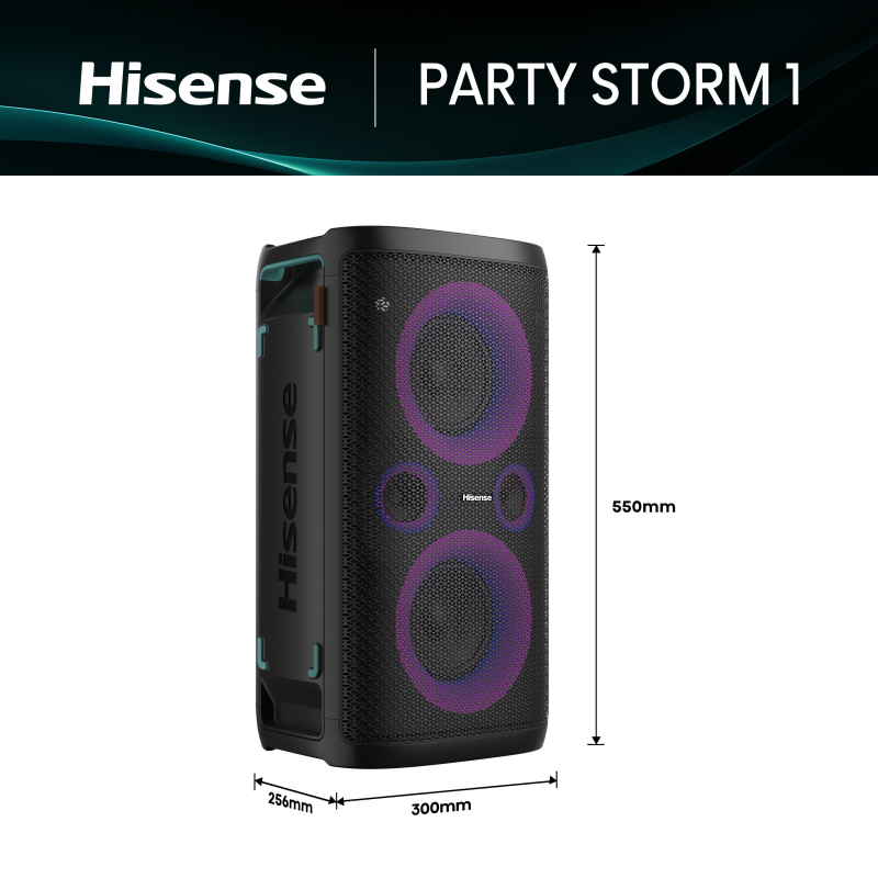 Alternative view of Hisense BT zvočnik Party Storm 1