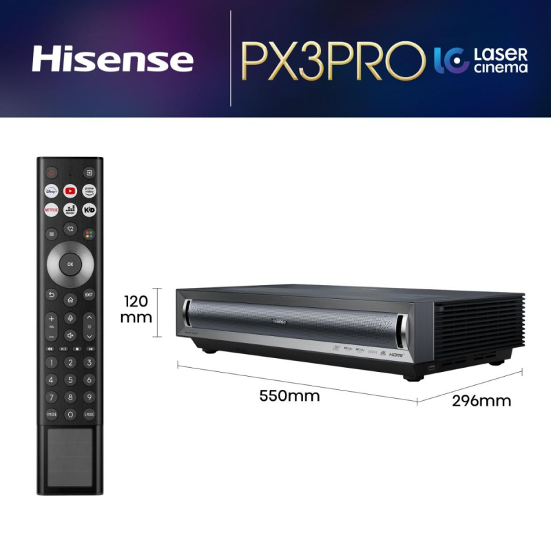 HISENSE laser projektor PX3-PRO - slika 2