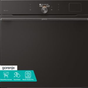 Gorenje vgradna pečica BPSA6138B Para, VisionPlus barv.zaslon, PyroClean
