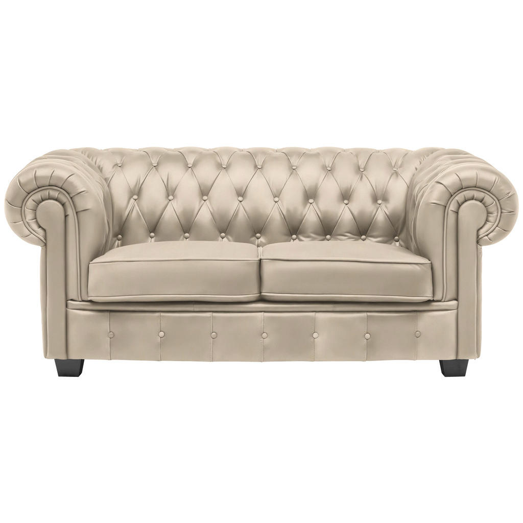 CHESTERFIELD ZOFA, krem barve tekstil