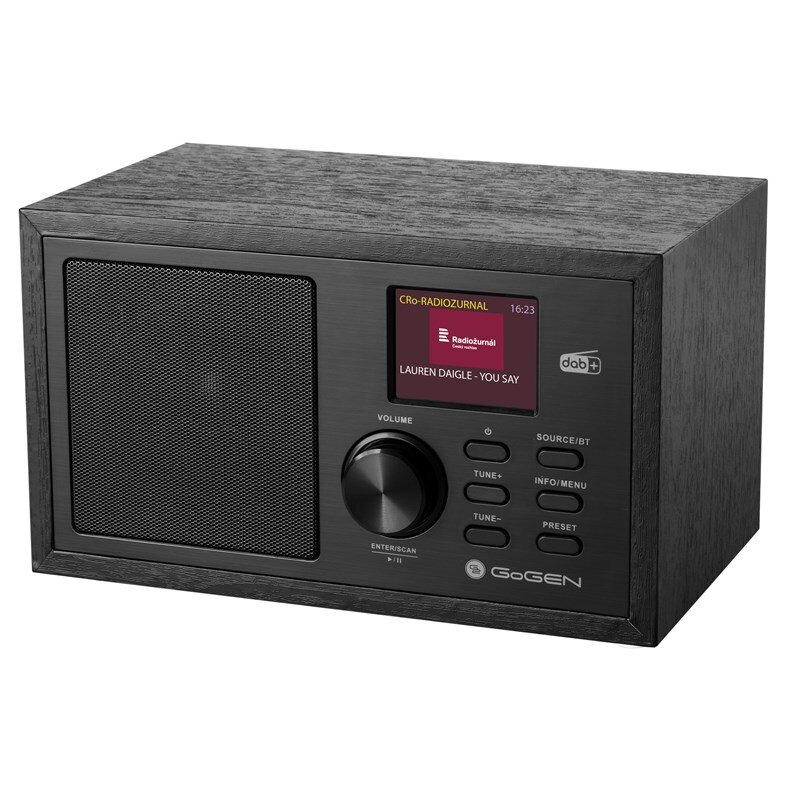 Gogen radio DAB+ DAB 620 BT črn GOGDAB620BTCB