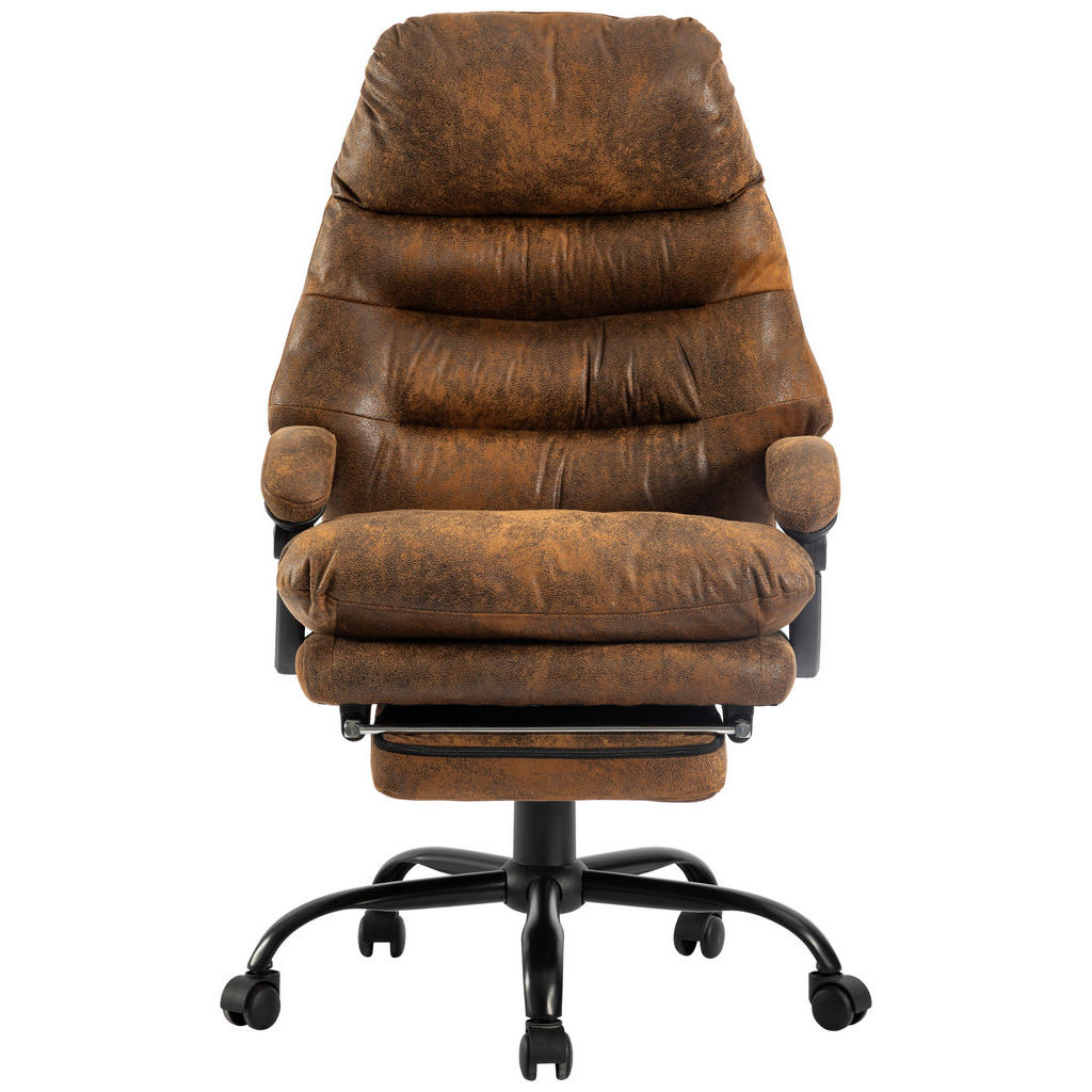 DIREKTORSKI STOL kovina, umetna masa, tekstil rjava, črna