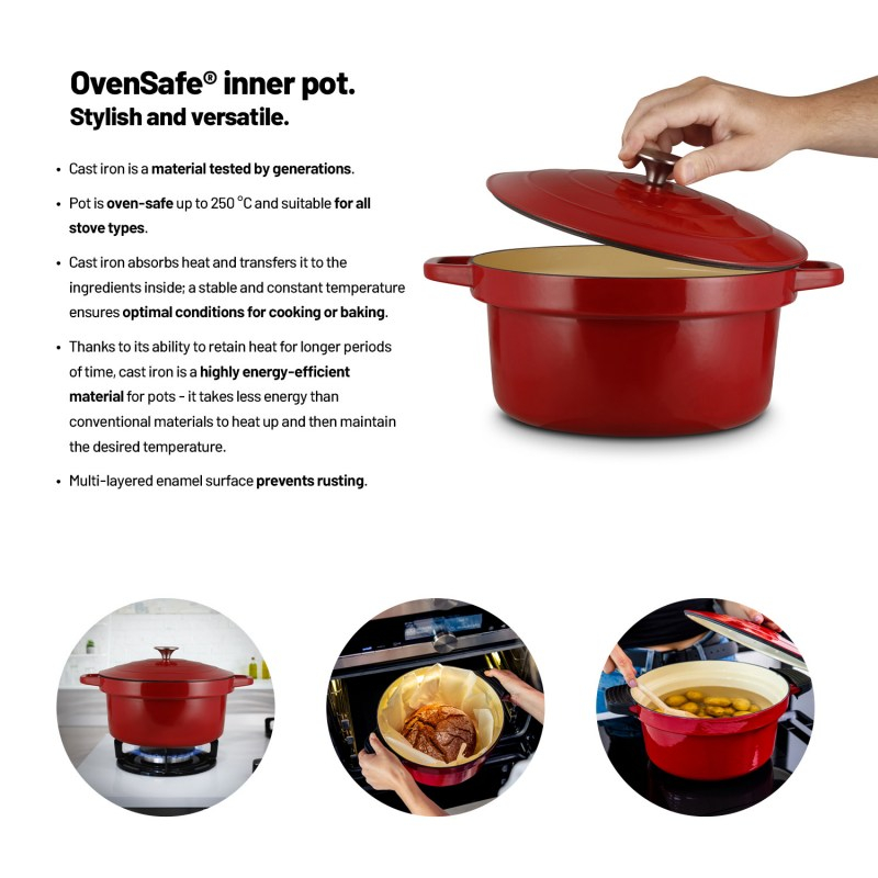 Alternative view of Lauben OvenSafe®? kuhalnik 6000RS