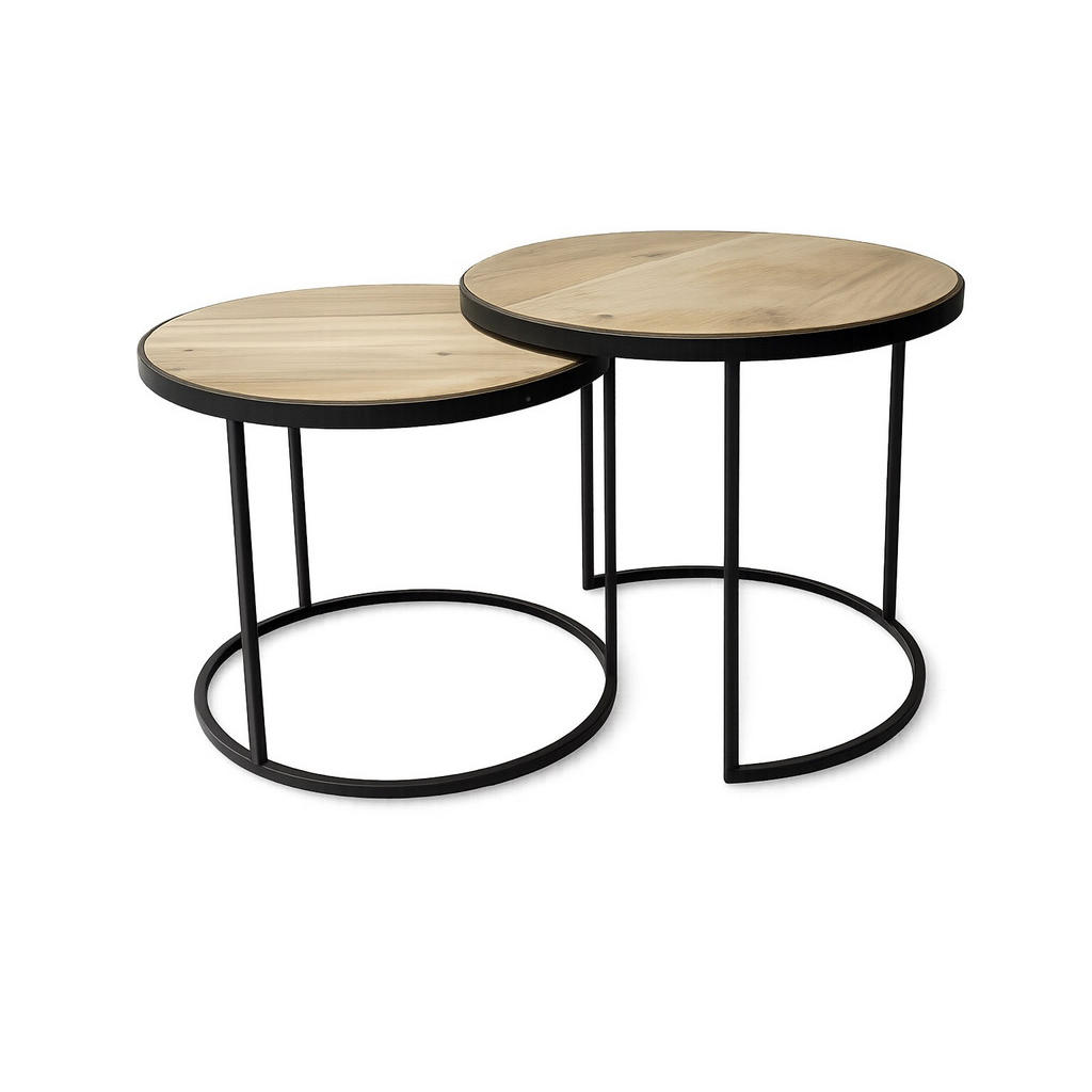 KLUBSKA MIZA, črna, barve akacije