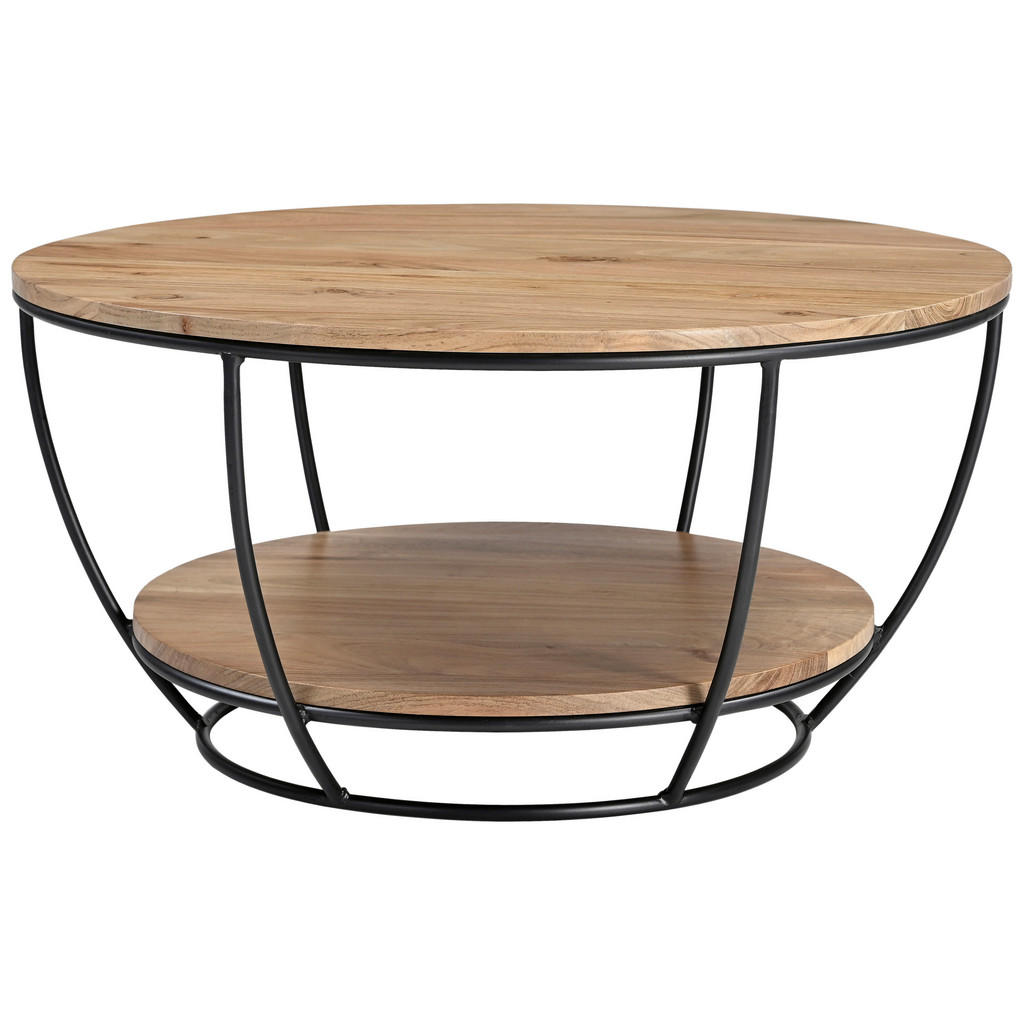 KLUBSKA MIZA, črna, barve akacije