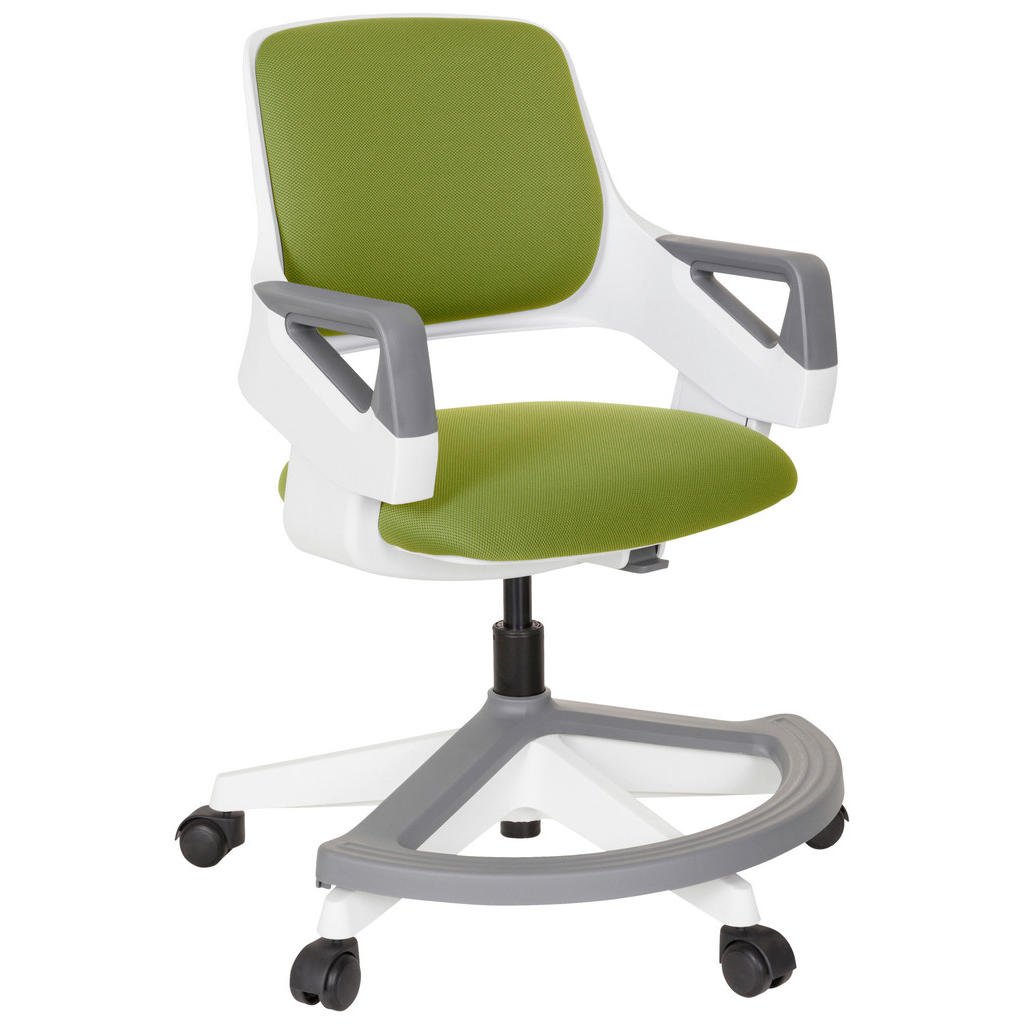 MLADINSKI VRTLJIVI STOL tekstil olivno zelena