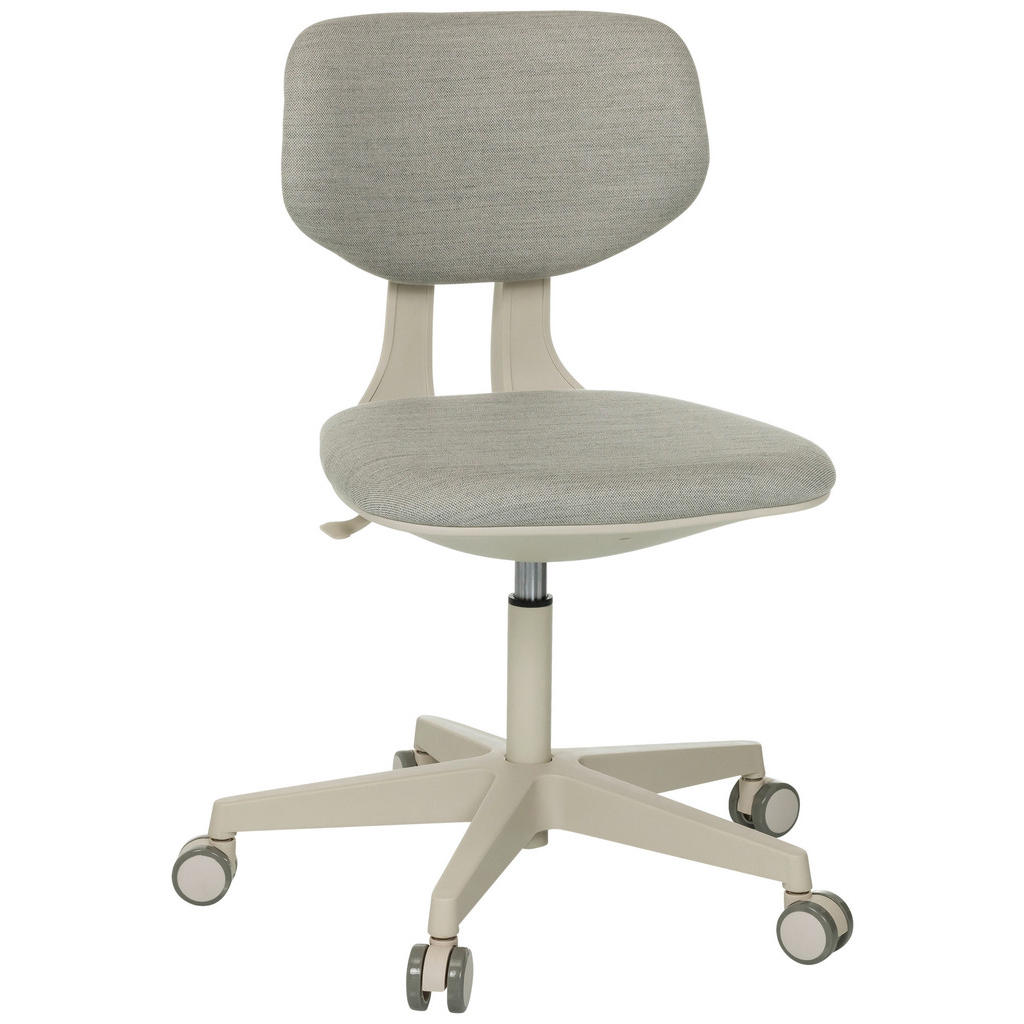 MLADINSKI VRTLJIVI STOL tekstil siva