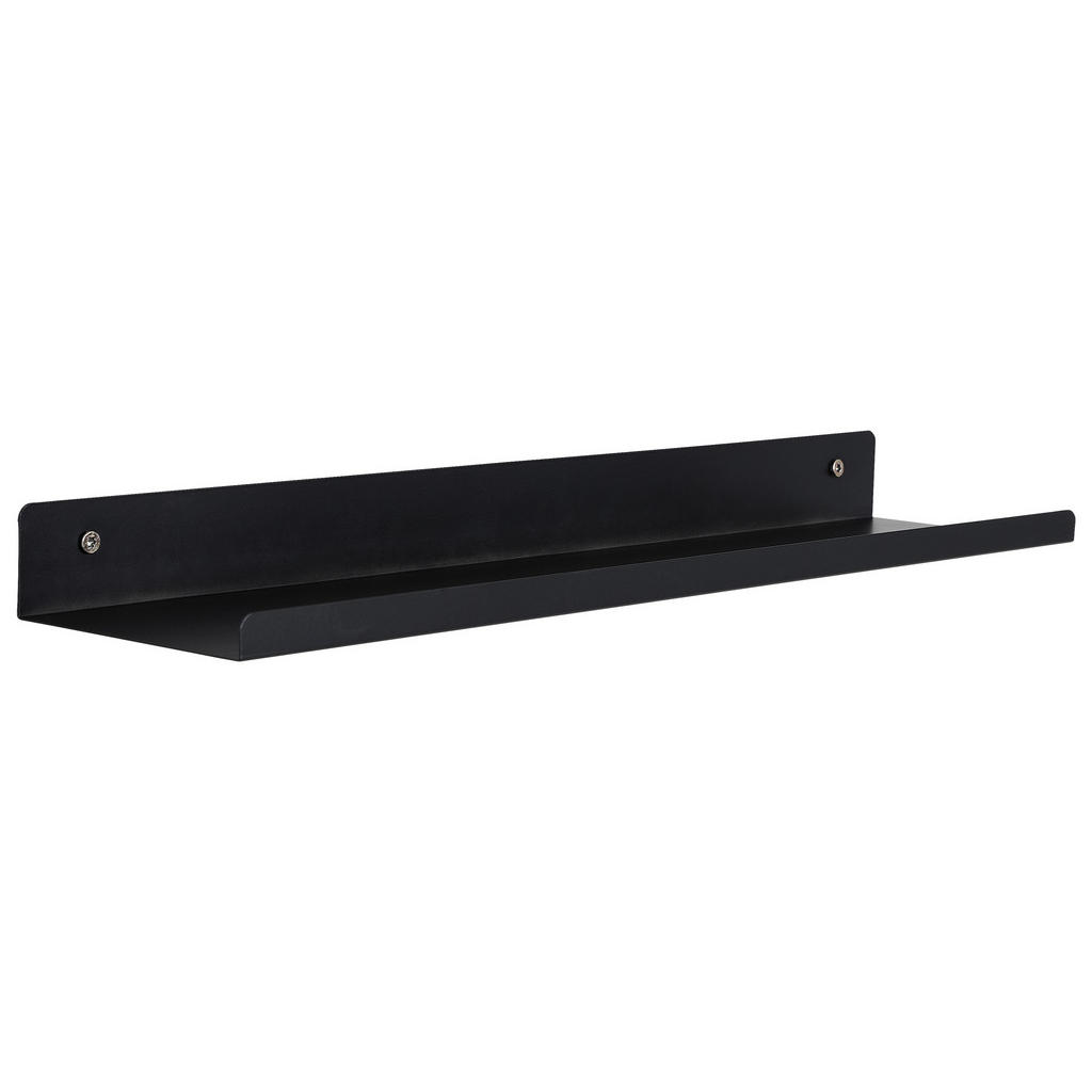 STENSKI REGAL 50/4/10 cm črna