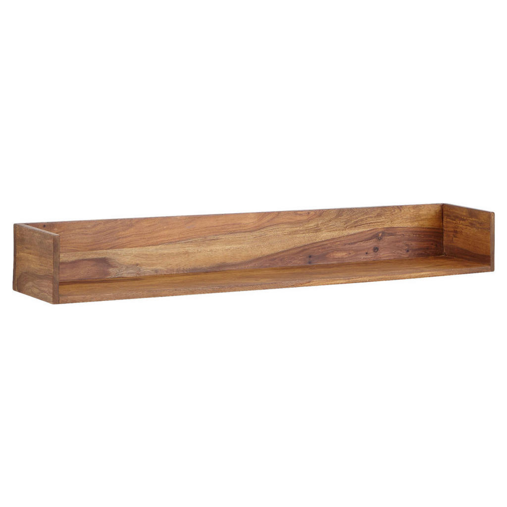 STENSKI REGAL 120/15/20 cm barve indijskega rožnega lesa