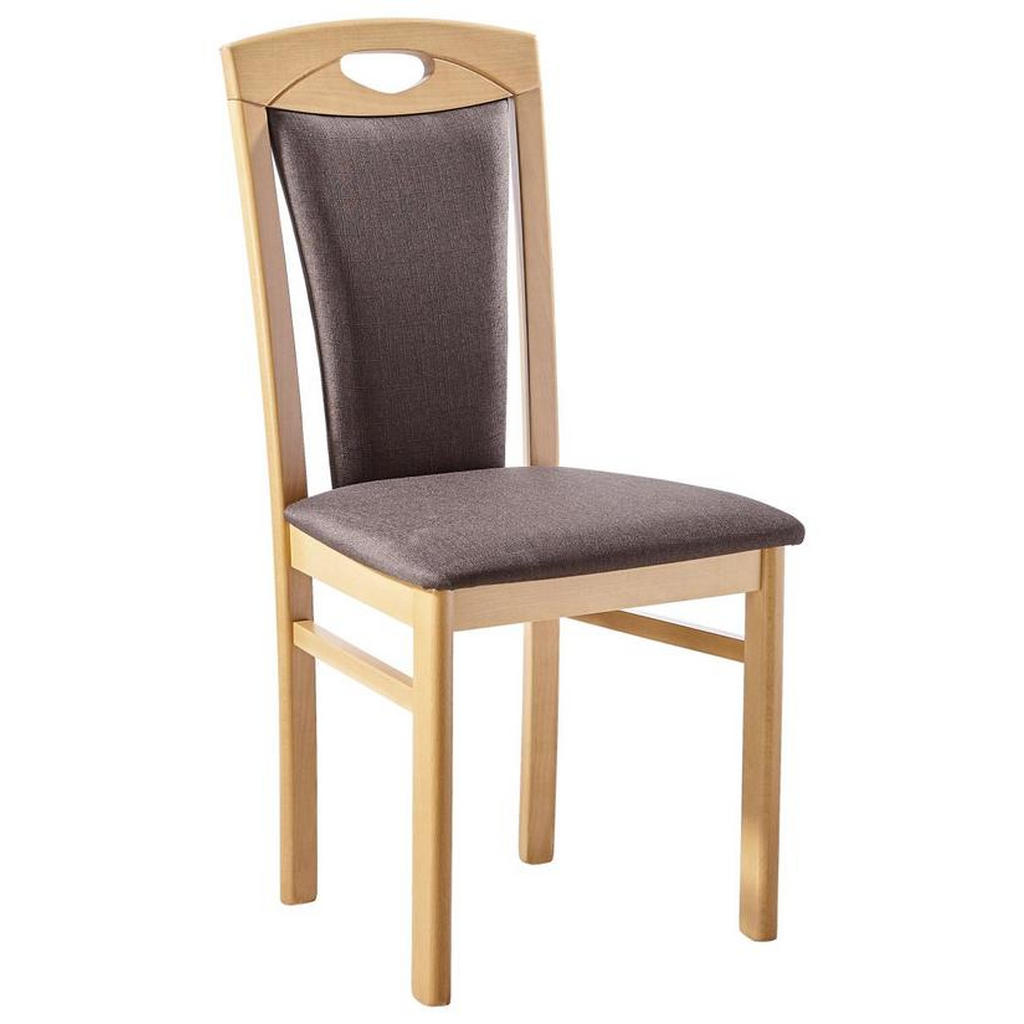STOL, les, tekstil rjava, siva, barve bukve