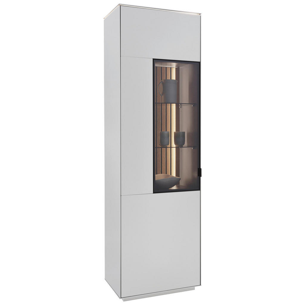 VITRINA, hrast bela, barve hrasta