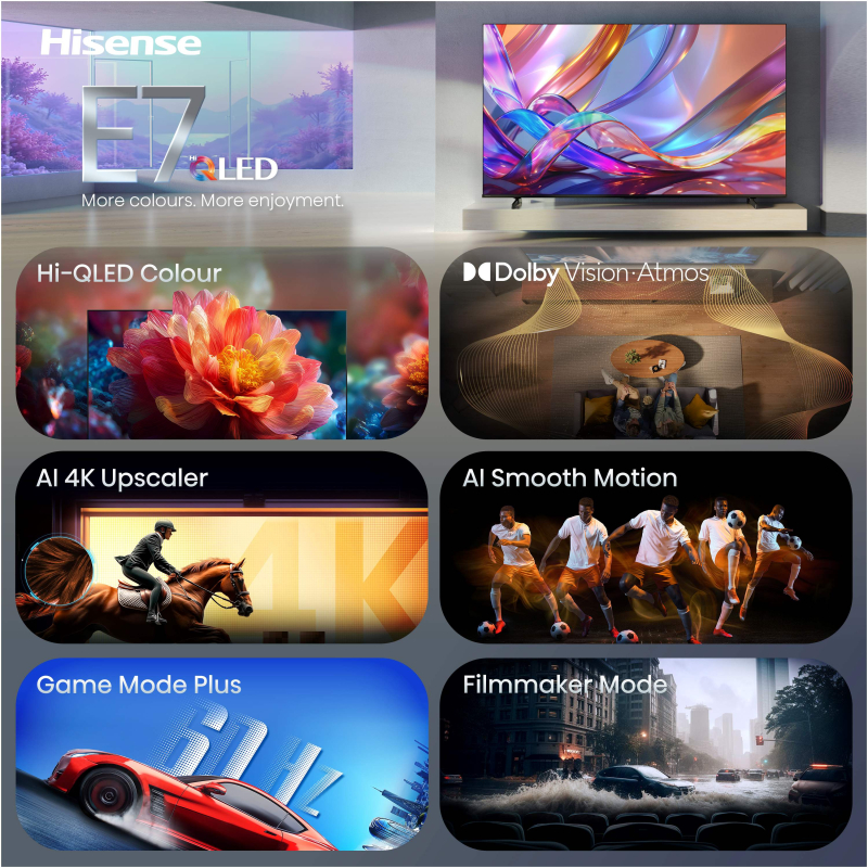 Alternative view of HISENSE QLED TV UHD 65E7S