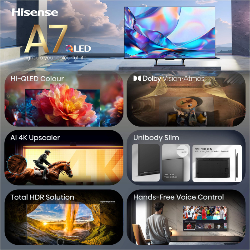 HISENSE QLED TV UHD 50A7S - slika 3