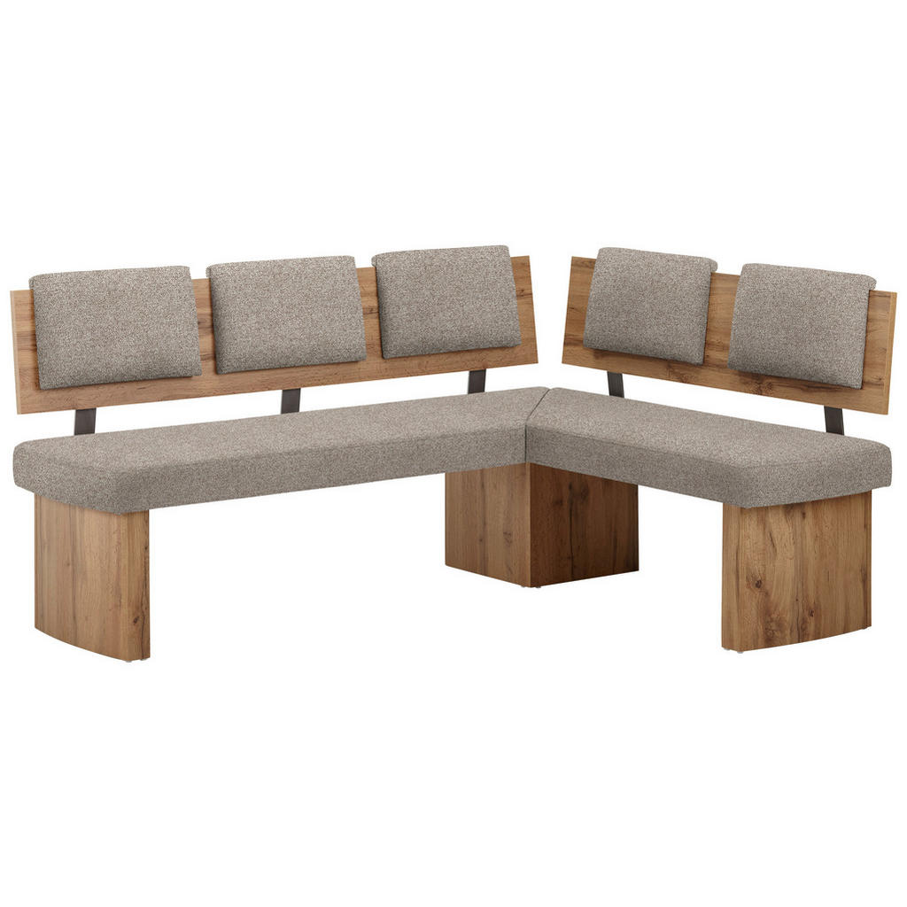 KOTNA KLOP, tekstil, leseni material barve hrasta, svetlo rjava