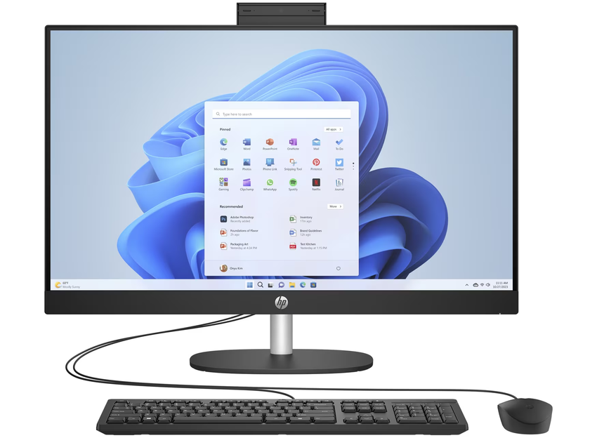 Računalnik HP All-in-One 27-cr0037na / Ryzen 7 / RAM 16 GB / SSD Disk - slika 2