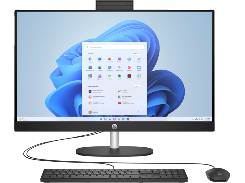Računalnik HP All-in-One 27-cr0004nc | Ryzen 7 7000series | 32 GB RAM | 1 TB SSD / Ryzen 7 / RAM 32 GB / SSD Disk - slika 2