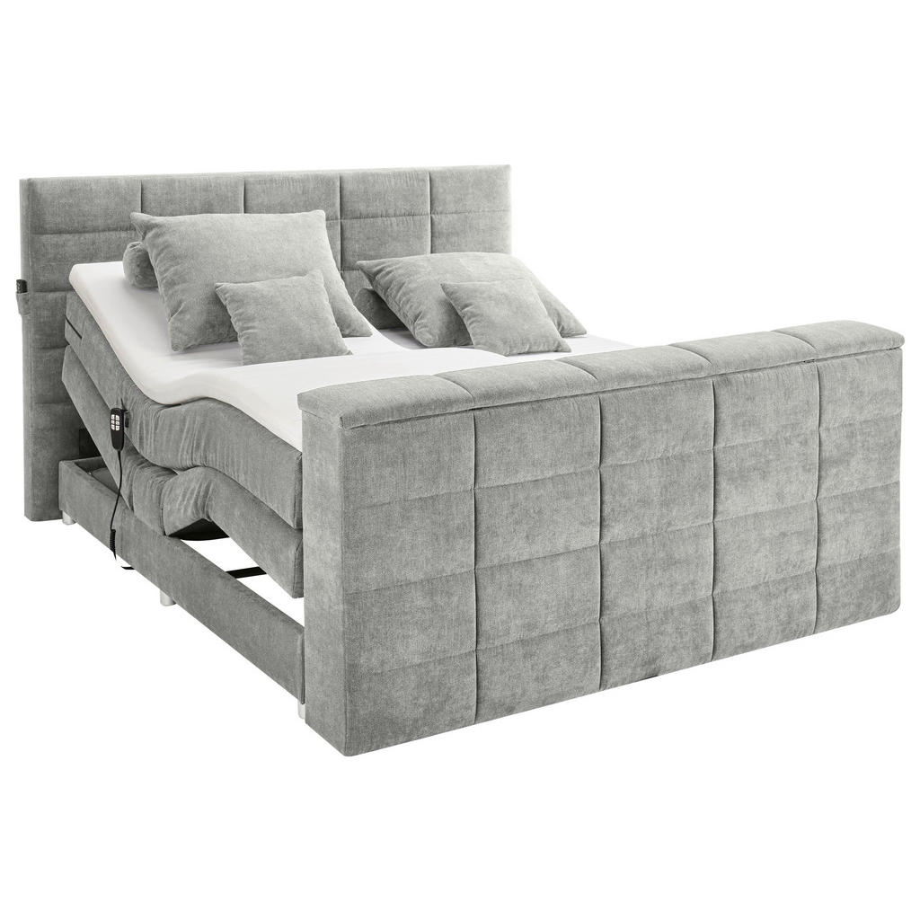 POSTELJA BOXSPRING 180 cm  x 200 cm , tekstil umazano rjava