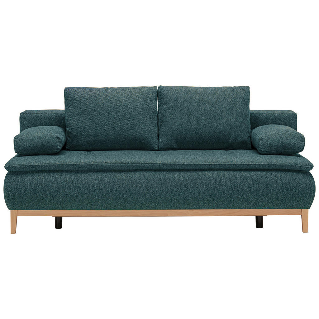 BOXSPRING ZOFA, barve petroleja tekstil