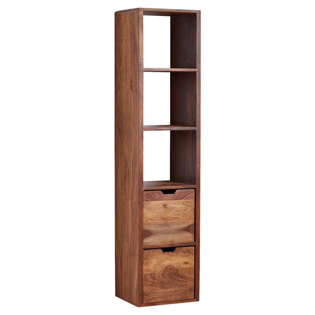 STENSKI REGAL 35/150/30 cm barve indijskega rožnega lesa