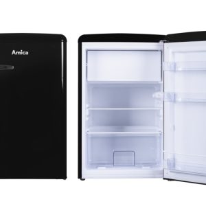 Alternative view of AMICA prostostoječi hladilnik KS15614S [E, 106l, retro, črna]