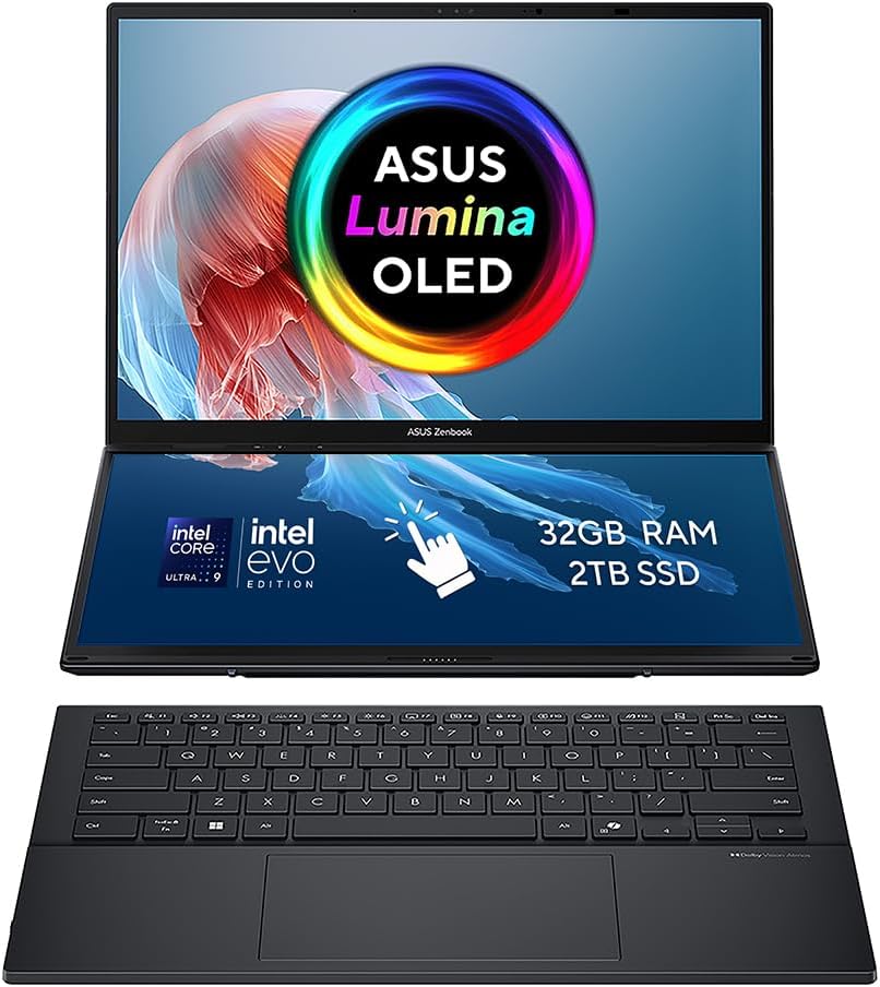 Prenosnik Asus ZenBook Duo UX8406CA / Core Ultra 9 / RAM 32 GB / SSD Disk / 14,0″ 2.8K - slika 2
