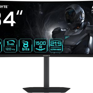 Alternative view of Monitor Gigabyte GS34WQCA