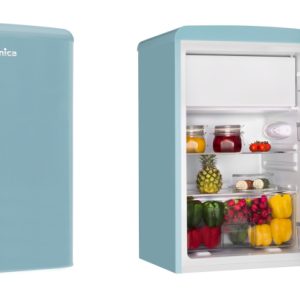 AMICA prostostoječi hladilnik KS15612T [E, 106l, retro, modra]