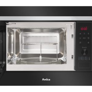 Alternative view of AMICA vgradna mikr. pečica AMGB20E2GB F-TYPE [20l, grill, 700W, črna]