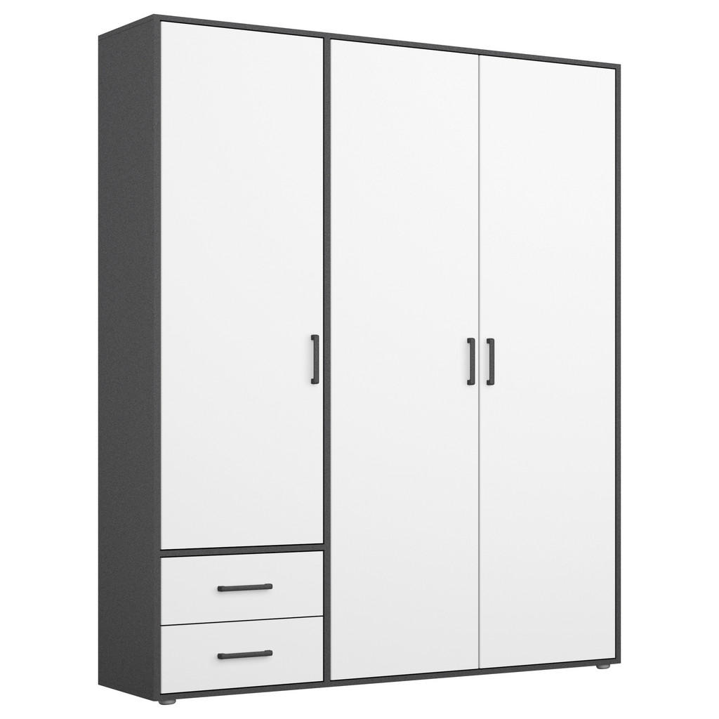 OMARA S KLASIČNIMI VRATI, siva, bela