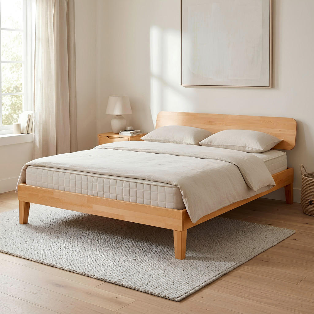 POSTELJA 140 cm x 220 cm , les barve bukve