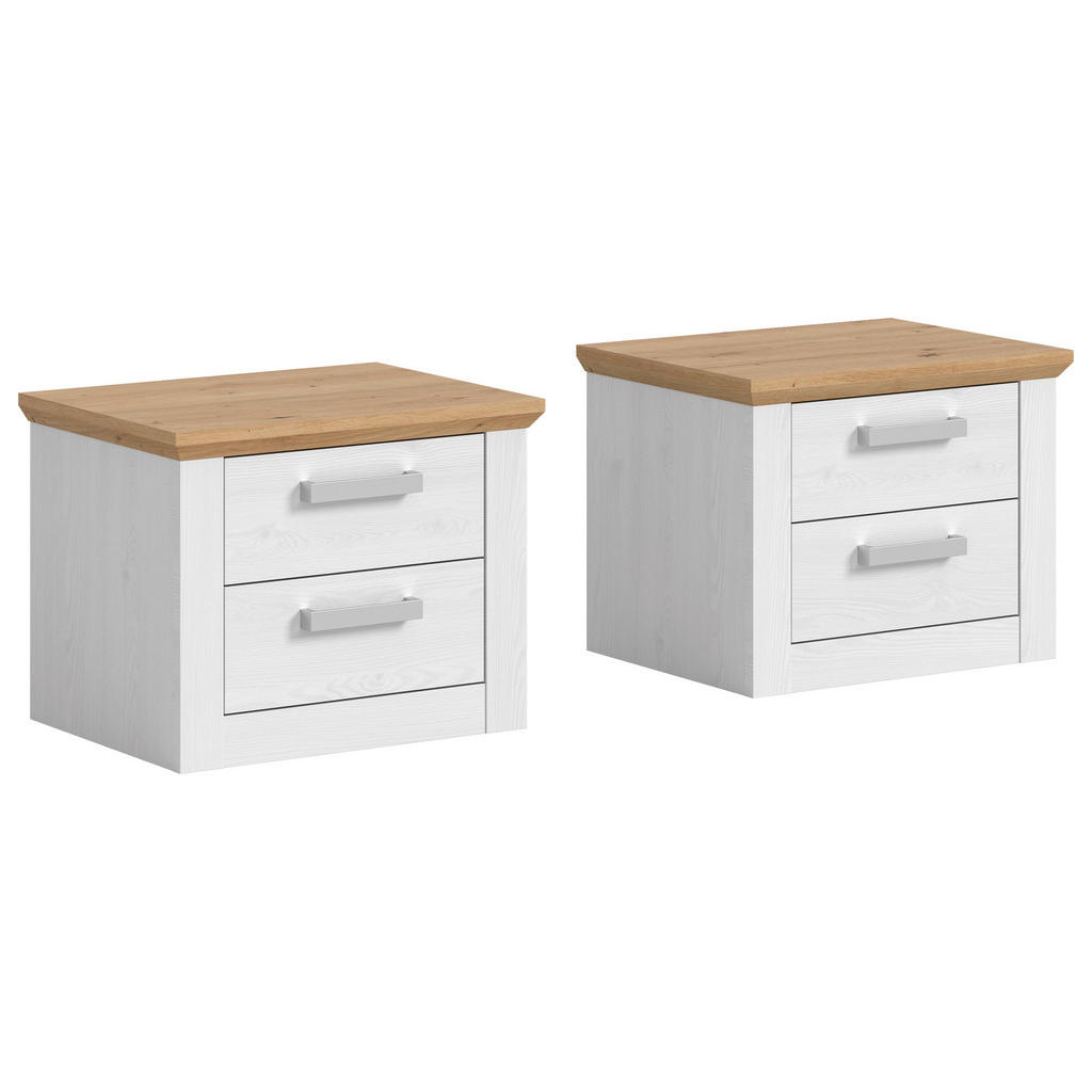 SET NOČNIH OMARIC, barve macesna, hrast artisan