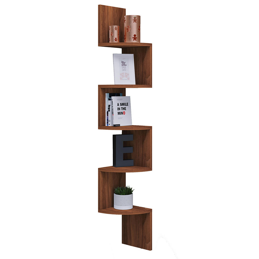KOTNI REGAL 19,6/123,6/19,6 cm barve oreha