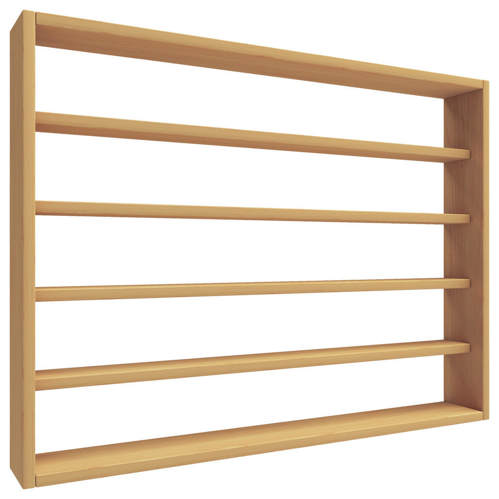 STENSKI REGAL 80/60/10 cm barve bukve