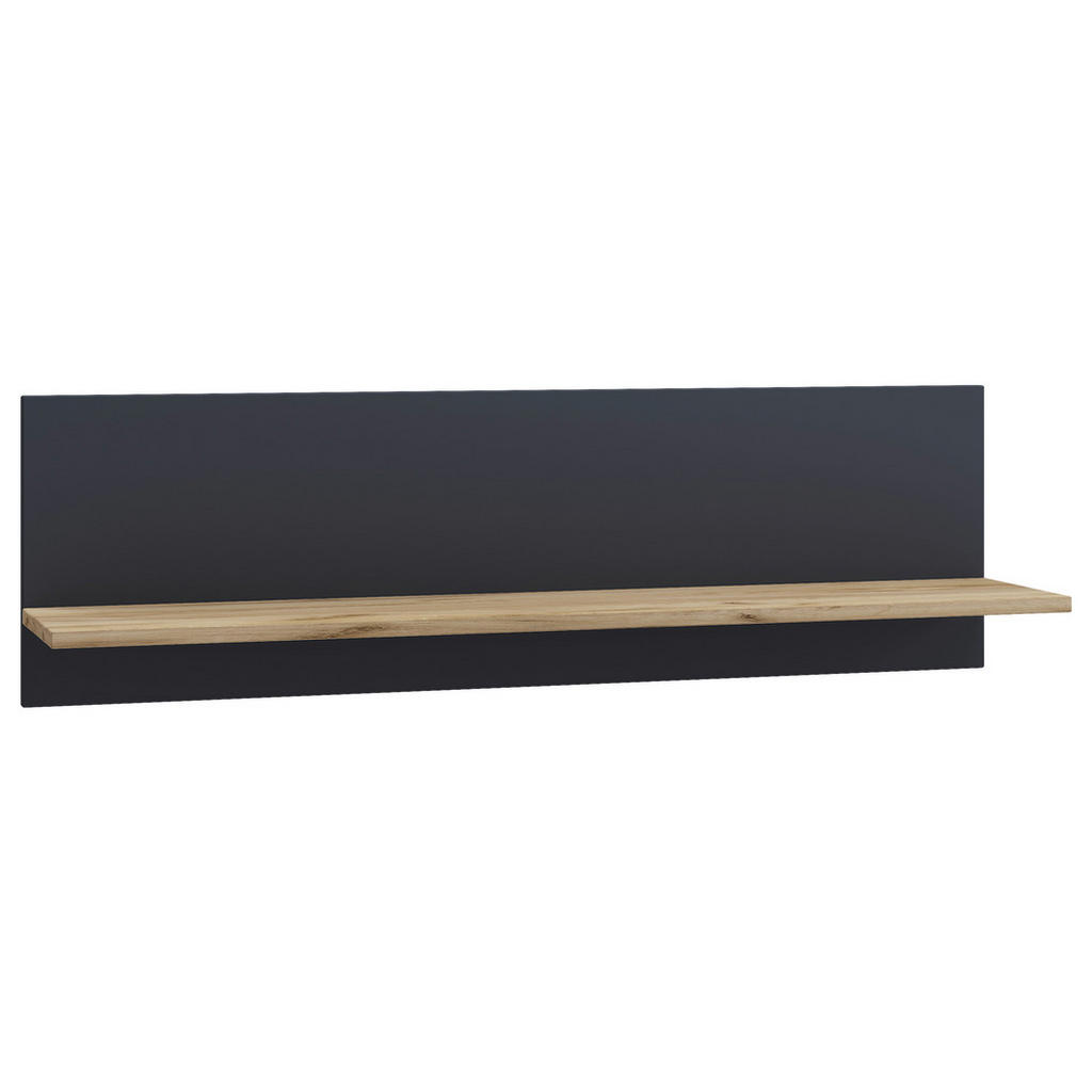 STENSKI REGAL 102/30/20 cm antracit, medeni hrast