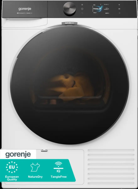 Gorenje sušilni stroj DG89CPS 9Kg, G800, C, TFT, NatureDry bel