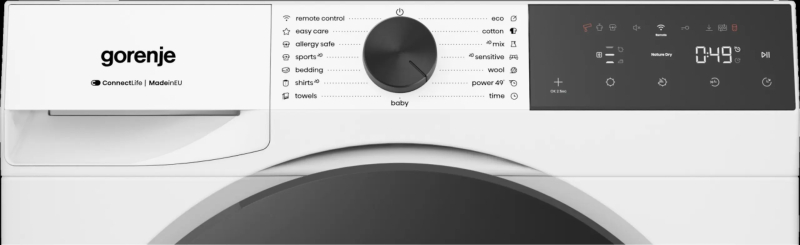 Gorenje sušilni stroj DG49D 9Kg, G400, D, NatureDry, FastDry, bel - slika 3