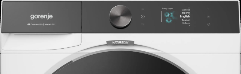 Gorenje sušilni stroj DG89BP 9Kg, G800, B, TFT, NatureDry bel - slika 3