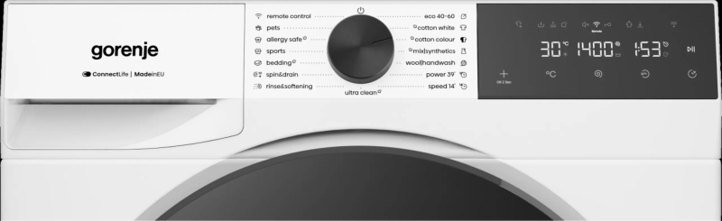 Alternative view of Gorenje pralni stroj WG414A41 10Kg, G400, 1400obr, A, bel