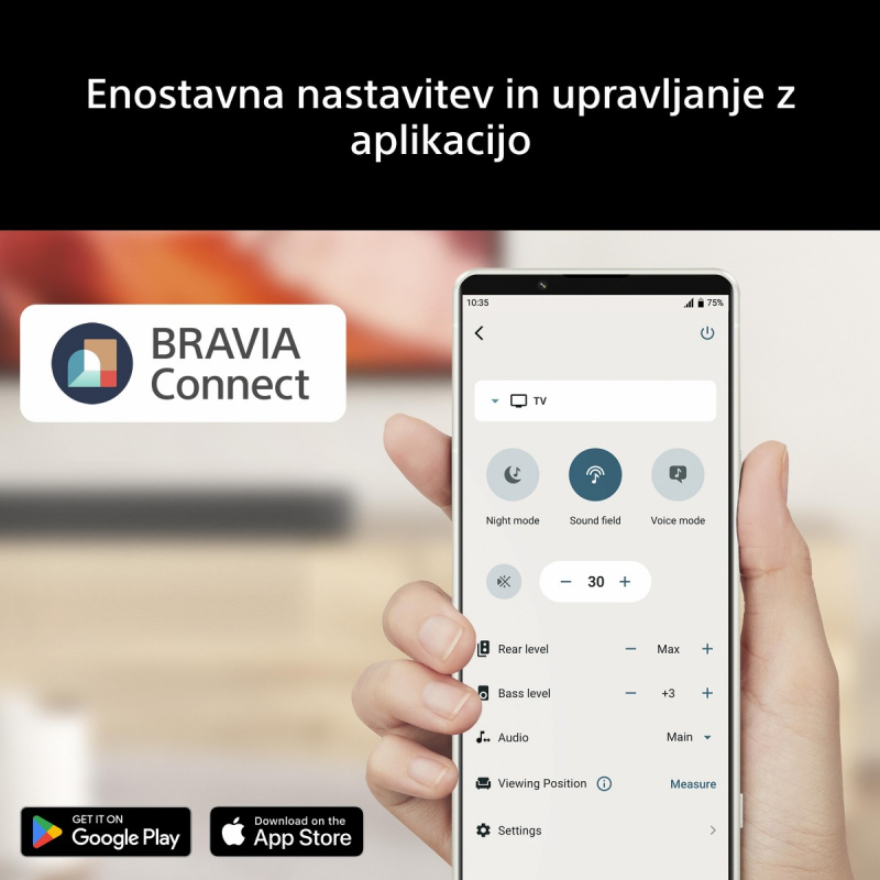 SONY brezžični zadnji zvočniki SARS9 Theatre Rear speaker 9 - slika 3