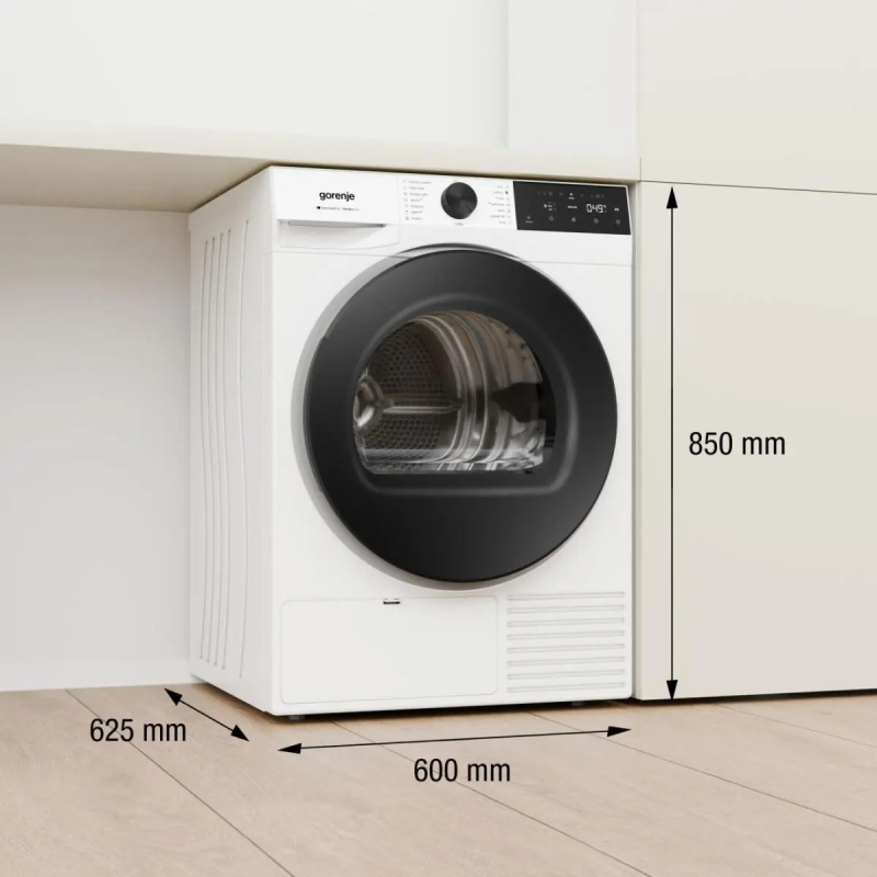 Alternative view of Gorenje sušilni stroj DG49D 9Kg, G400, D, NatureDry, FastDry, bel