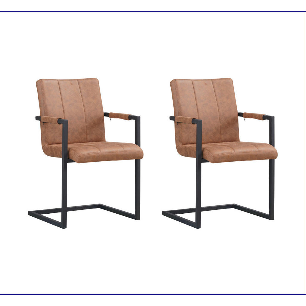 NIHAJNI STOL – SET, tekstil rjava