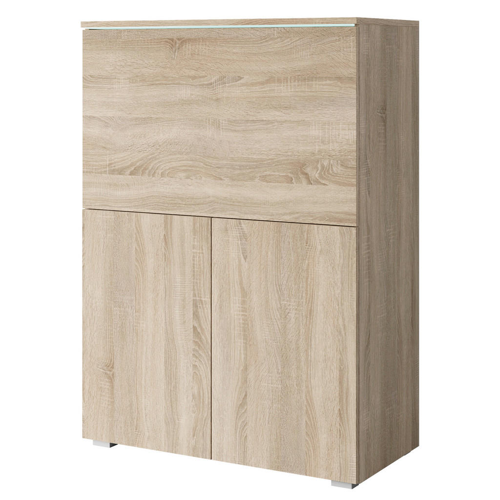 PISALNIK leseni material barve hrasta
