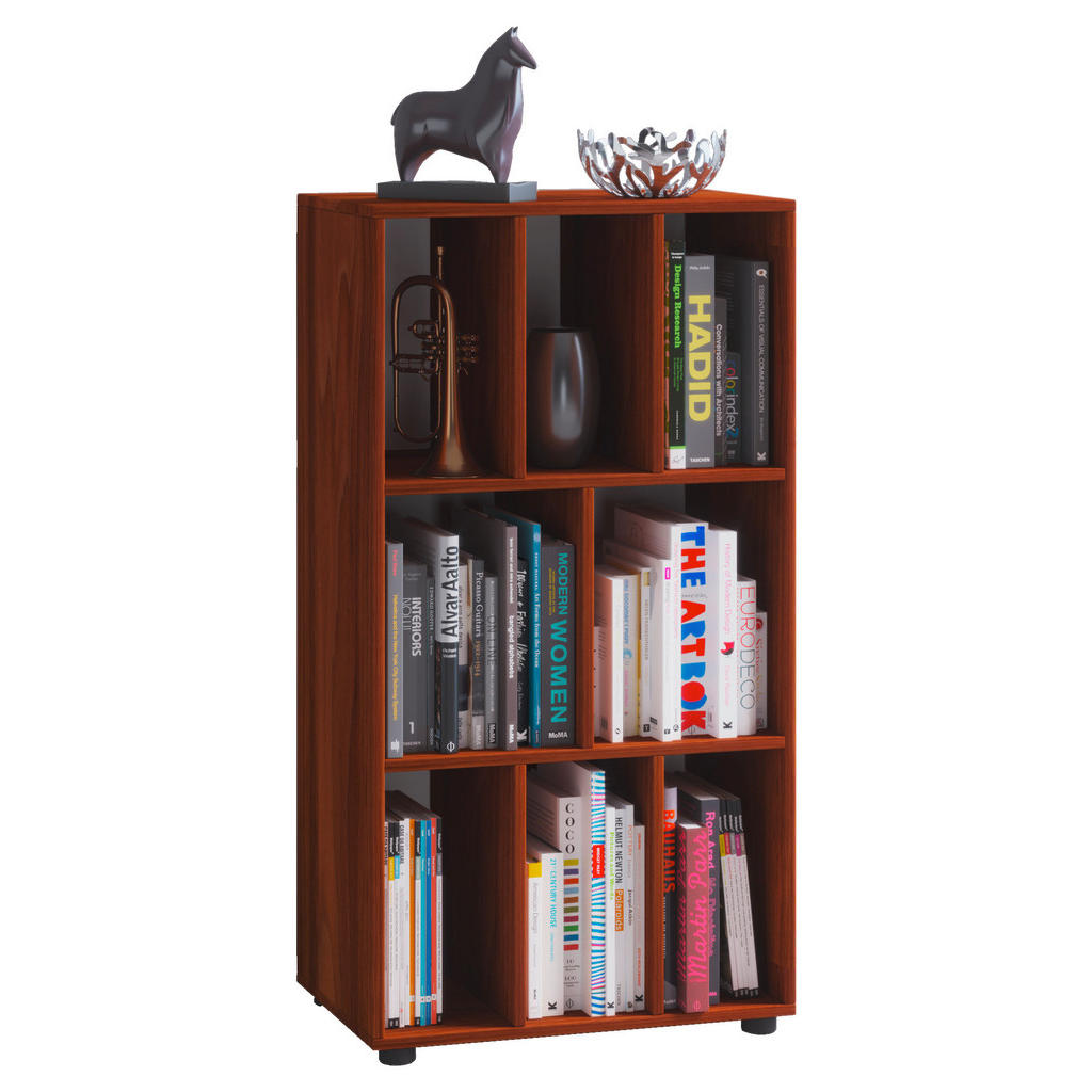 PISARNIŠKI REGAL 60/114/40 cm barve oreha