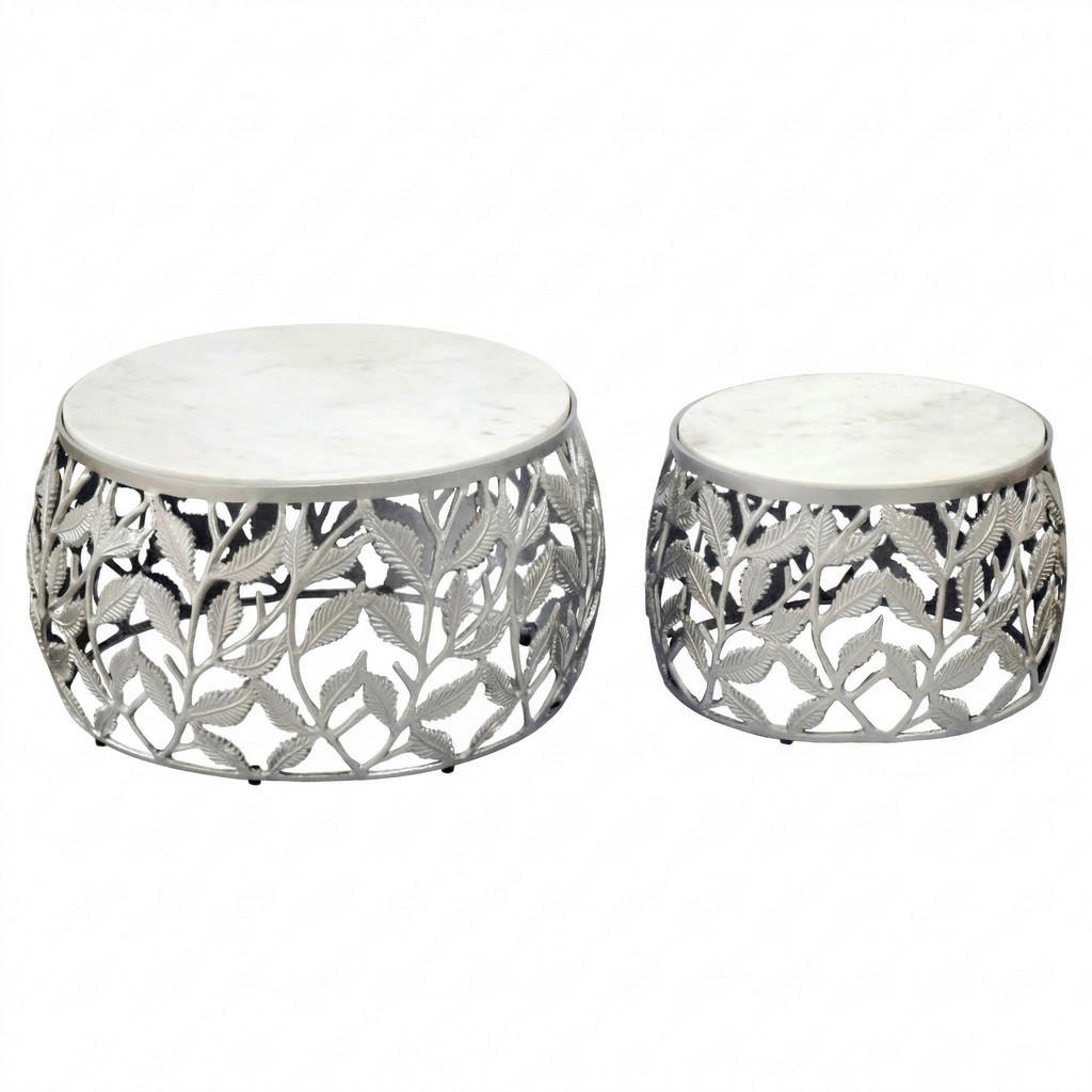 SET MIZIC, srebrne barve, bela