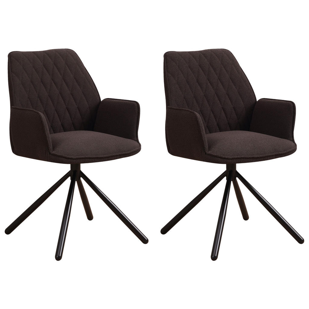 SET NASLANJAČEV, kovina, tekstil rjava