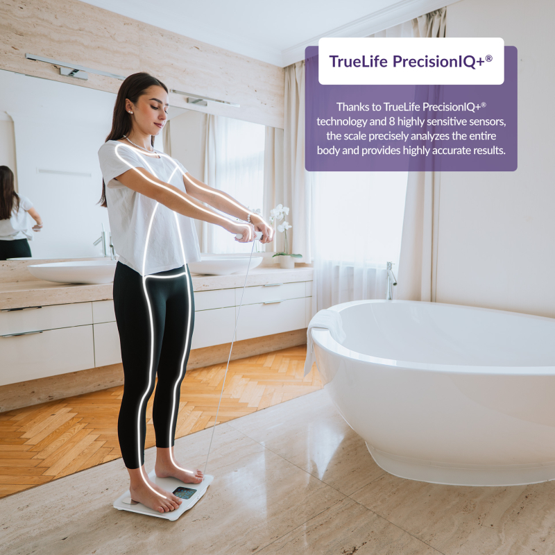 TrueLife pametna tehtnica W8 White - slika 3